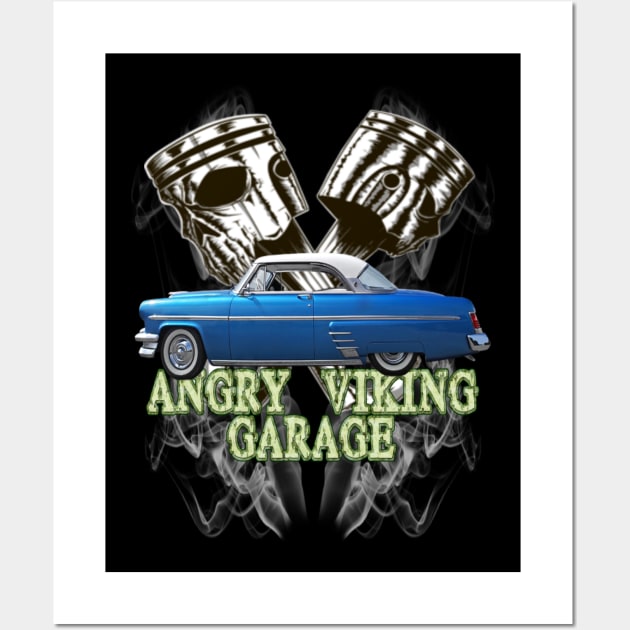 Angry Viking Garage Wall Art by BIG DAWG APPAREL